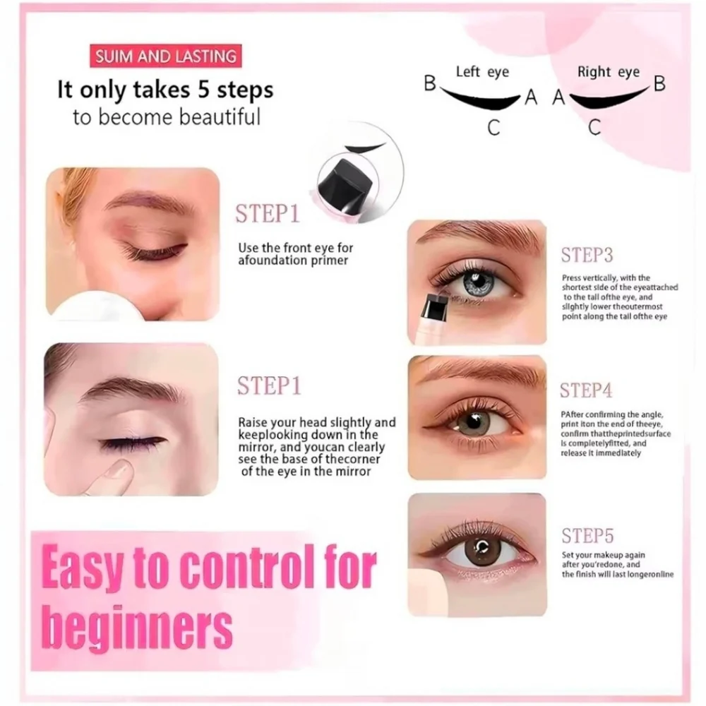 Pagevine Eyeliner Stamp And Makeup Mistake Fixing Pen- Erases Eyeliner Wing Oops